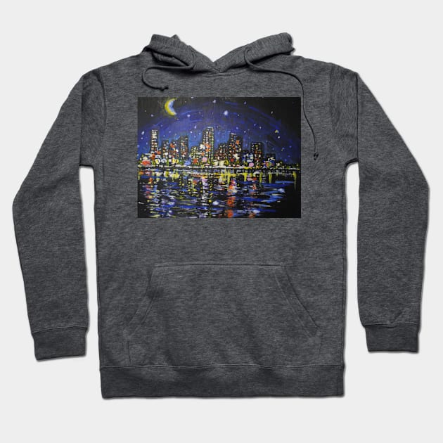 cityscape Hoodie by Josiah3